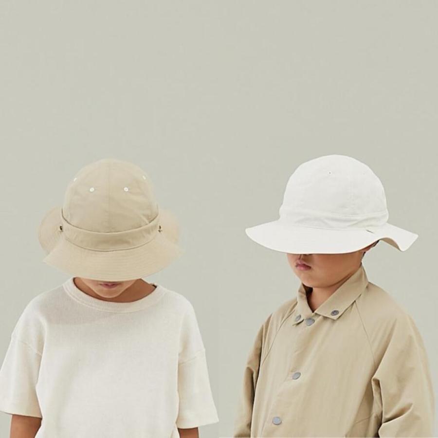 帽子 \" マウンテン MOUN TEN. MOUNTEN/\" reversible adventure ハット (re-nylon) ベージュ×エクリュの画像