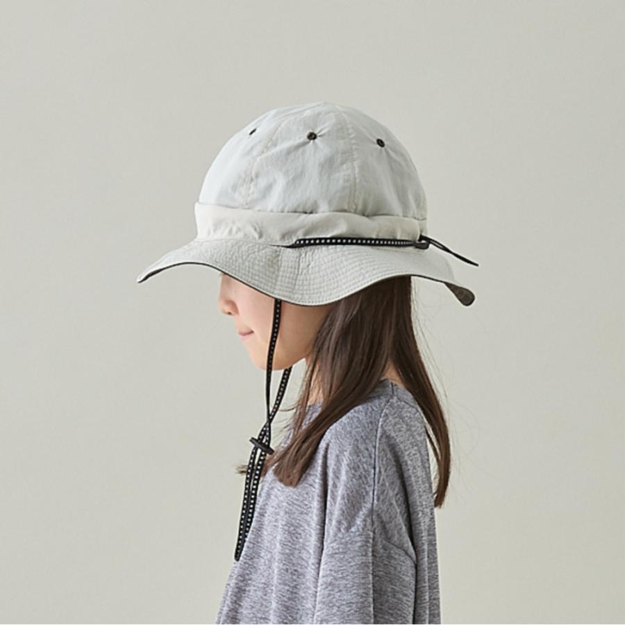 帽子 \" マウンテン MOUN TEN. MOUNTEN/\" reversible adventure ハット (re-nylon) チャコール×サンドの画像
