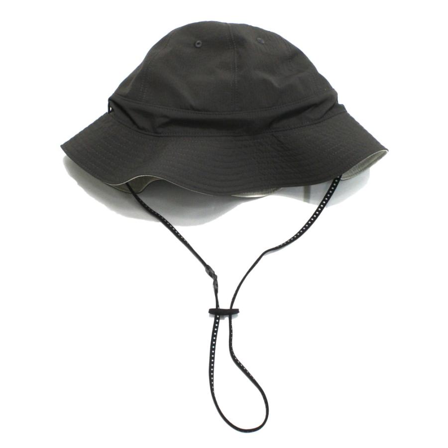 帽子 \" マウンテン MOUN TEN. MOUNTEN/\" reversible adventure ハット (re-nylon) チャコール×サンドの画像