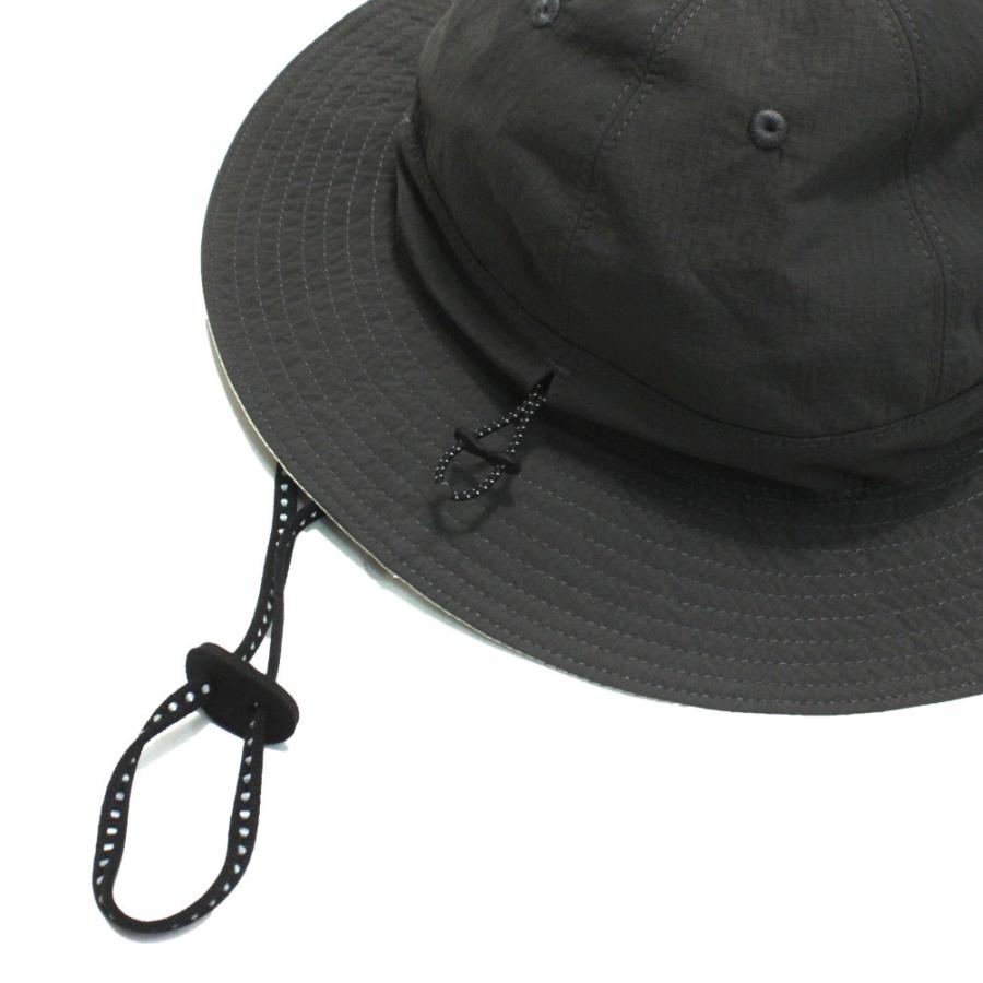 帽子 \" マウンテン MOUN TEN. MOUNTEN/\" reversible adventure ハット (re-nylon) チャコール×サンドの画像