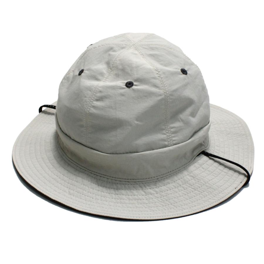 帽子 \" マウンテン MOUN TEN. MOUNTEN/\" reversible adventure ハット (re-nylon) チャコール×サンドの画像