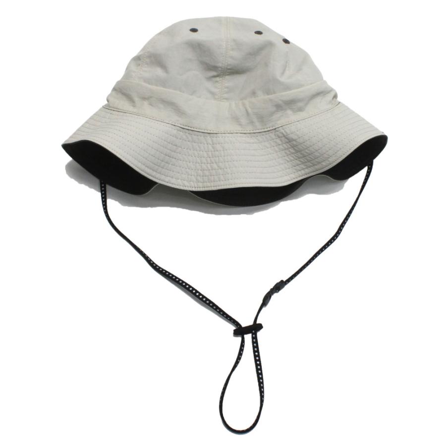 帽子 \" マウンテン MOUN TEN. MOUNTEN/\" reversible adventure ハット (re-nylon) チャコール×サンドの画像