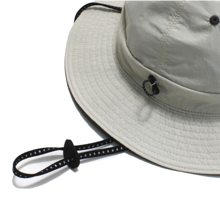 帽子 \" マウンテン MOUN TEN. MOUNTEN/\" reversible adventure ハット (re-nylon) チャコール×サンドの画像