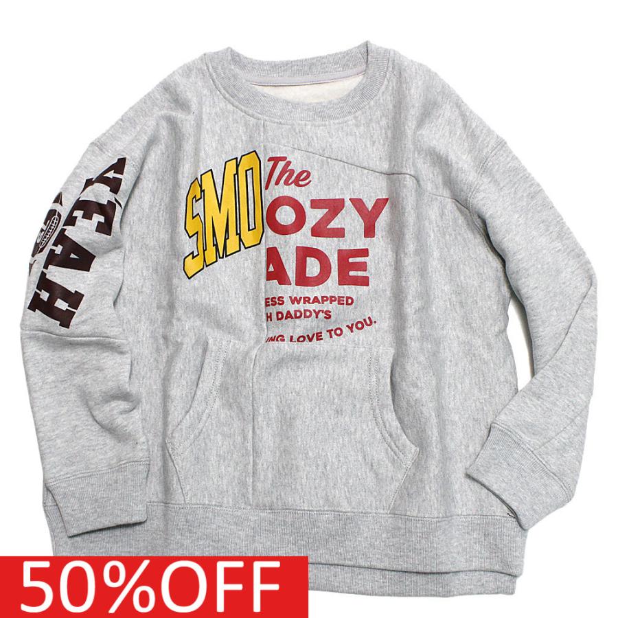 トレーナー ニット スムージー Smoothy 子供服 アーカイブリメイクスウェット H グレー Smo26cs13 01 7800 子供服サーカス ヤフーショップ 通販 Yahoo ショッピング