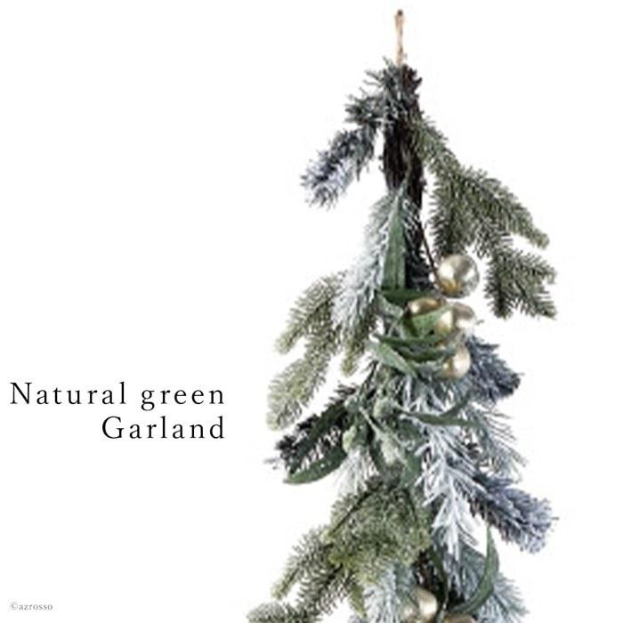 ガーランド フェイク グリーン ナチュラル クリスマス 壁 飾り 玄関 ドア 店舗 インテリア おしゃれ リーフ ウッド オール シーズン ディスプレイ アレンジ ガーランド ドア