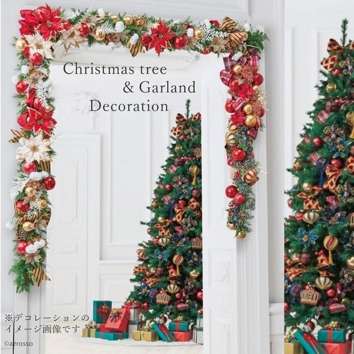 ガーランド フェイク グリーン ナチュラル クリスマス 壁 飾り 玄関 ドア 店舗 インテリア おしゃれ リーフ ウッド オール シーズン ディスプレイ アレンジ ガーランド ドア