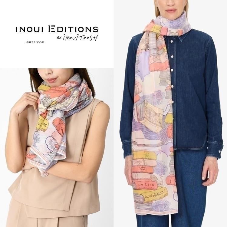 INOUI TOOSH（イヌイトゥーシュ） コットン シルク 大判 ストール