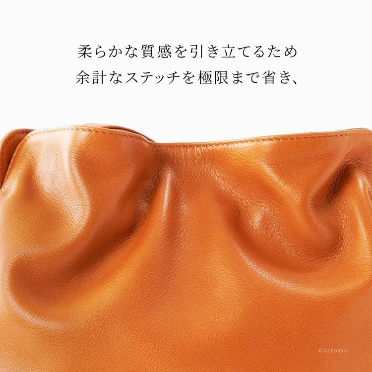 日本製 ショルダーバッグ 本革 巾着バッグ レディース 母の日 祝い 