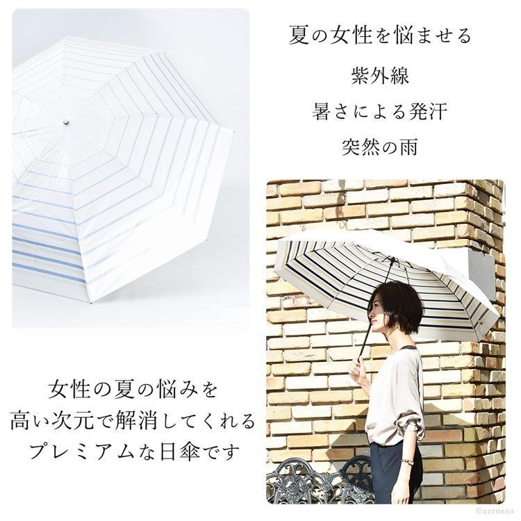 UVION（ユビオン） プレミアムホワイト 日傘 折りたたみ レディース 母