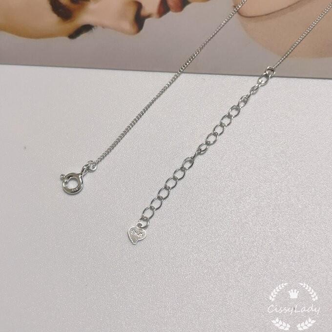 S925純銀製繊細 天然淡水パール ネックレス 高見え silver925シルバー 