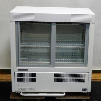 2018年製　パナソニック　冷蔵ショーケース　53kg　中ビン45本　SMR-U45NB　W750D450H800mm　100V　76L　アンダーカウンター
