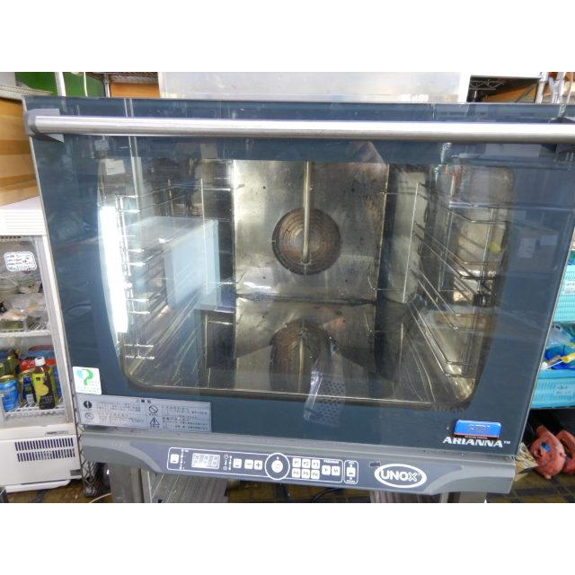 2017年製 FMI ラック付き ベーカリーオーブン XFT-135 2017年製 FMI UNOX XFT-135 ベーカリー オーブン W460D330天板 4段 単