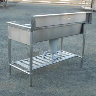 マルゼン 業務用 ステンレス 1槽 舟形 シンク W120 D60 H80(+15