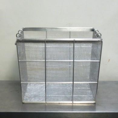 部品販売】マルゼン 角槽 ゆで麺機 用 網カゴ W44D37H36cm 3.59kg