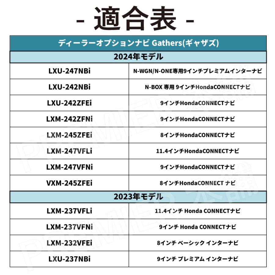 ホンダ（HONDA） 【ホンダ HONDA テレビキット キャンセラー ギャザズ