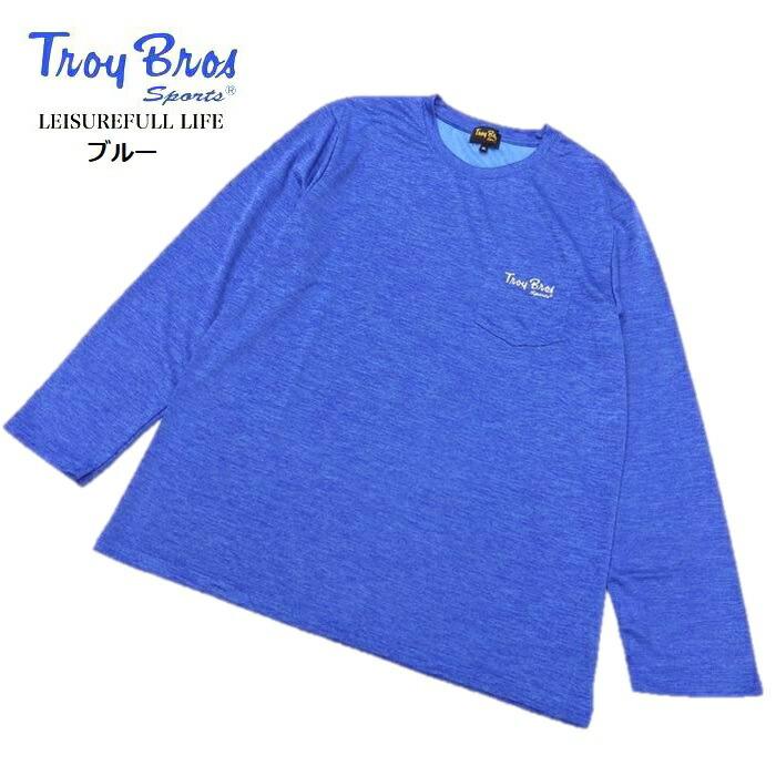 Troy Bros（トロイブロス） ポケット付き メンズ 長袖Tシャツ ロンT