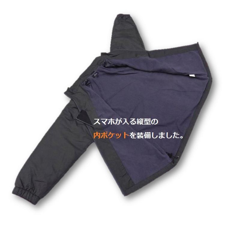 大きいサイズ 軽くて暖かい 裏フリース ジャケット 冬用 ウインド