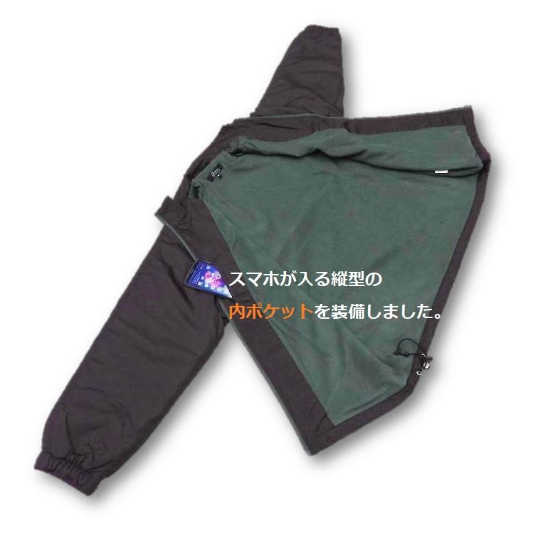 大きいサイズ 軽くて暖かい 裏フリース ジャケット 冬用 ウインド
