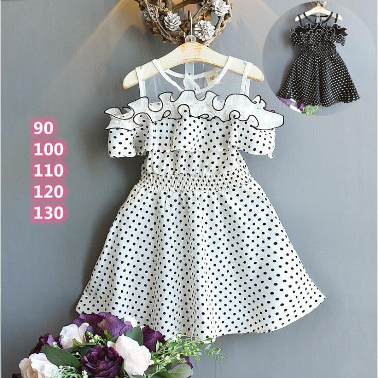 可愛い白 黒可選 女の子ワンピース ドット柄 半袖ワンピース 七五三ワンピース 子供服 ベアトップ キッズワンピース サマーウェア 新品 韓国風 Ec2155 Citron Ec 通販 Yahoo ショッピング