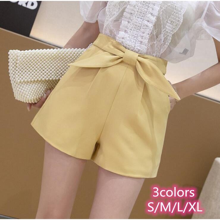 夏新作 デイリーコーデ ショートパンツ カジュアル レディース ハイウエストパンツ ボトムス 無地 ホットパンツ 美脚着痩せ ショーパン 通勤通学短パン ズボン Ec2584 Citron Ec 通販 Yahoo ショッピング