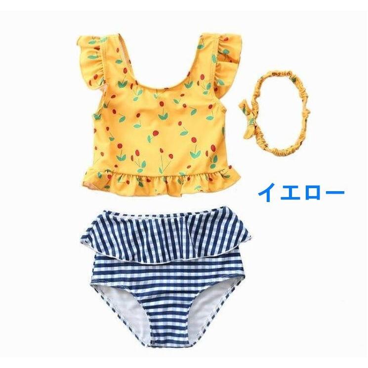 キュート子供 水着 女の子 水着 チェリー柄 ベビー水着 キッズ ガールズ セパレート プール 海 水遊び 可愛いトップス ショートパンツフリル みずぎ 温泉 水着 Ec2741 Citron Ec 通販 Yahoo ショッピング