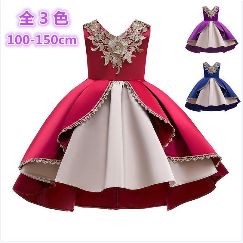 人気 子ども服 ノースリーブワンピース 七五三ワンピース3歳 7歳 10歳結婚式ドレス