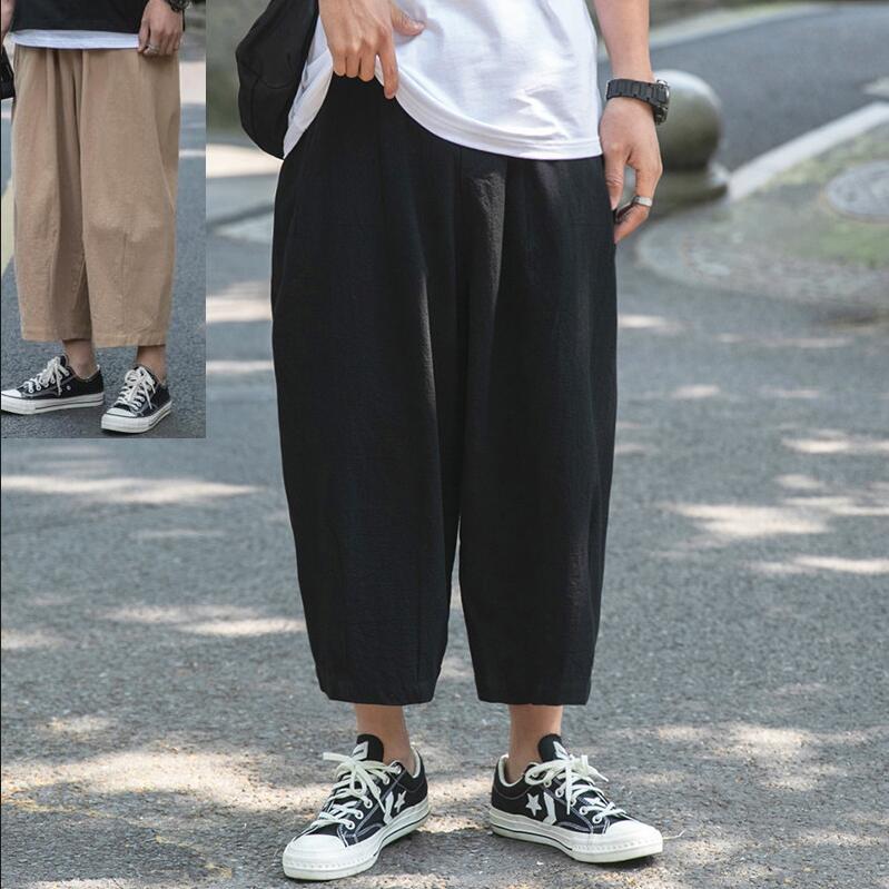 夏薄手デイリーコーデ チノパンツ テーパードパンツ メンズ9分丈ストレートパンツ カジュアルパンツ ワイドパンツ 綿パンツ ゆったり 肥満パンツ Ec4756 Citron Ec 通販 Yahoo ショッピング