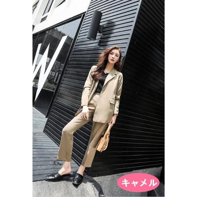 無地 事務服 お洒落 フォーマルスーツ レディース 春服 秋服 冬服 制服 Ol 細身ビジネス パンツスーツ 学院風 長袖 スーツ 着痩せ 2点セット カジュアル スーツ Ec5 Citron Ec 通販 Yahoo ショッピング