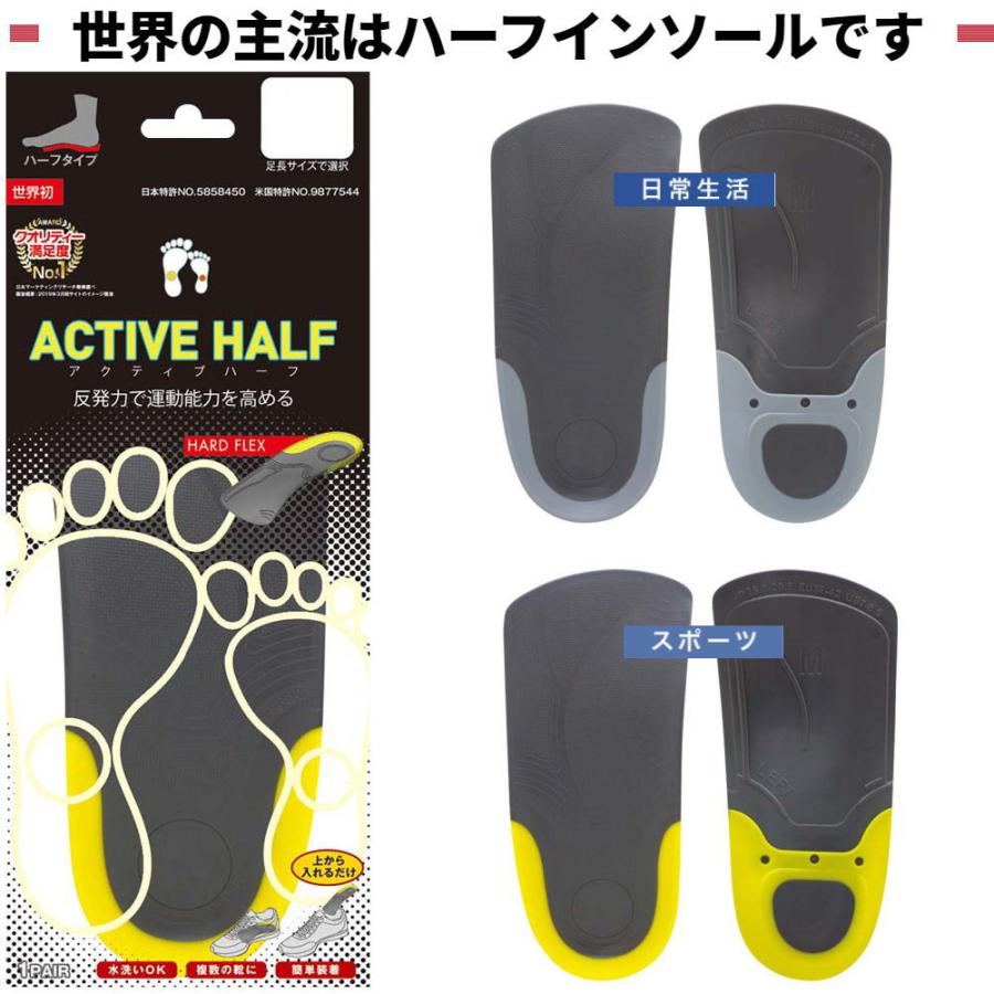ASHIMARU（アシマル） 日本製 アクティブハーフ デイリーハーフ 足の