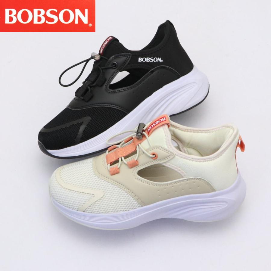 即納 手を使わず履ける BOBSON ボブソン レディース スニーカー カジュアル スリッポン 軽量 ハンズフリー Easyin ウォーキング  No.0519 [ADSNS] モカシン レディース スリッポン 軽量 蝶結び ウォーキングシューズ 夏 カジュアルシューズ 学生 高齢者 母の日