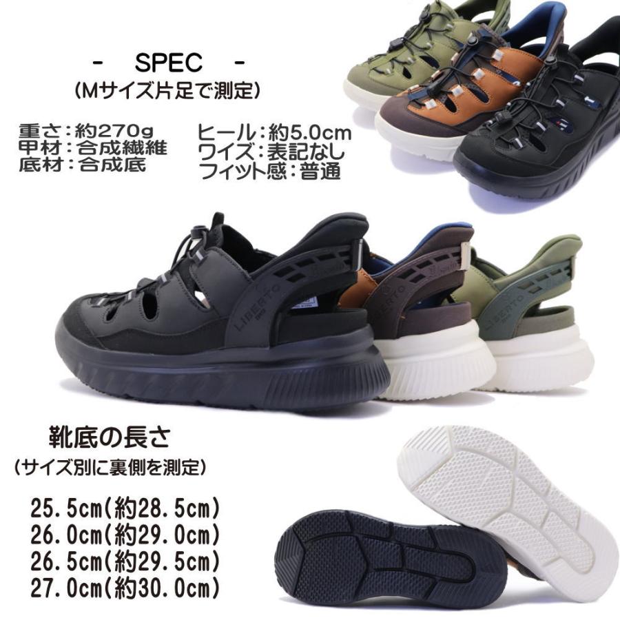 手を使わず履ける メンズ サンダル リベルト エドウィン LIBERTO EDWIN