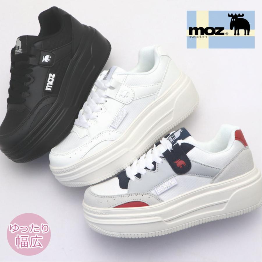 moz 即納 MOZ モズ レディース スニーカー 厚底 軽量 レース