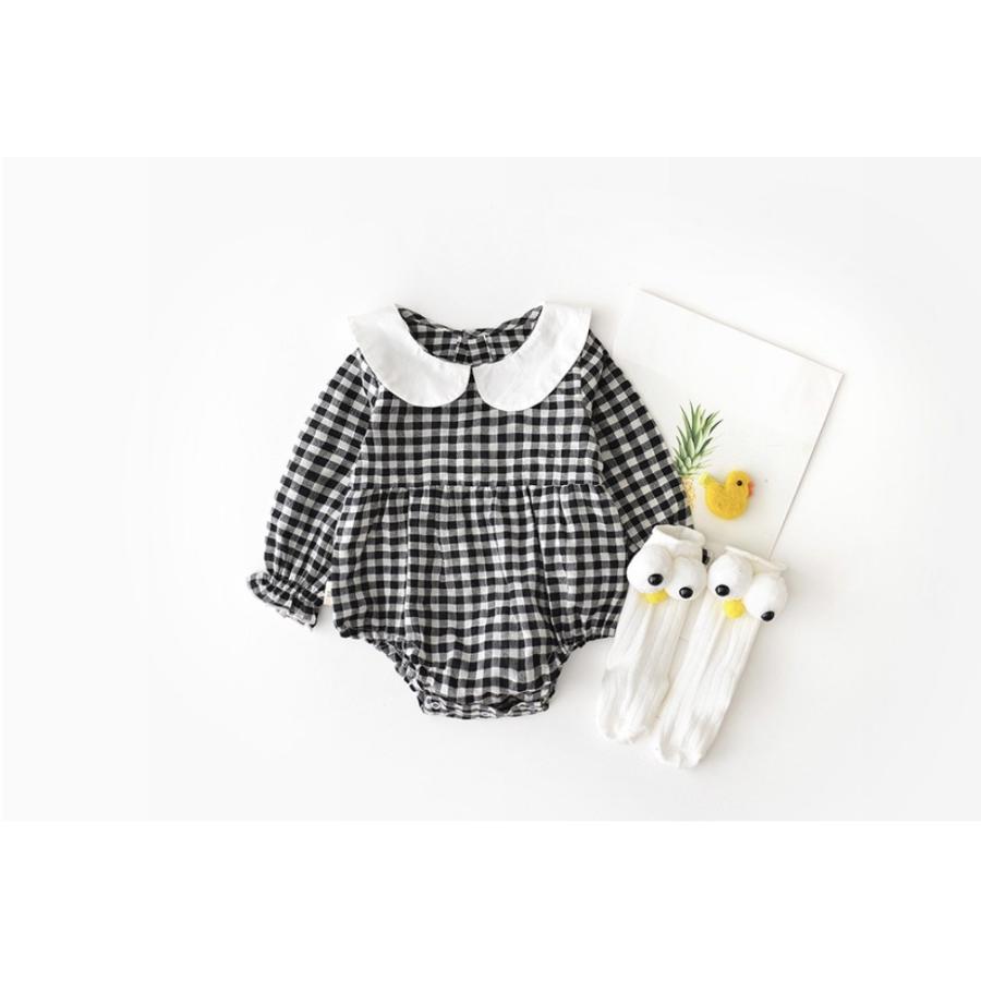 子供服 女の子 ギンガムチェック チェック柄 ロンパース ベビー服 ベビー 赤ちゃん 春服 秋服 冬服 子供 キッズ キッズ服 Baby11 Lua Citron 通販 Yahoo ショッピング