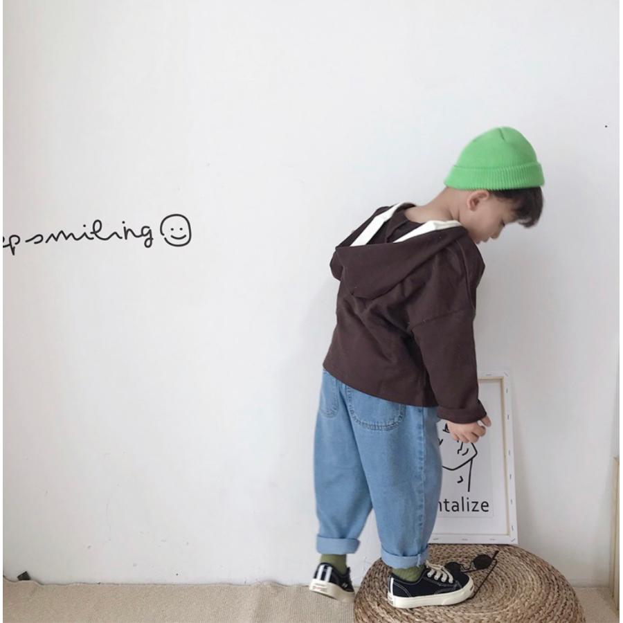 ブルー デニム ボトムス 10分丈 キッズ 子供服 子ども こども 女の子 男の子 青 白 かわいい おしゃれ カジュアル 秋 冬 春 夏 80 90 100 110 1 130 Denim Jeans Lua Citron 通販 Yahoo ショッピング