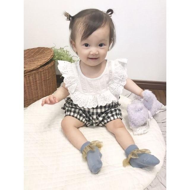Sale セール トップス フリル レース ノースリーブ 女の子 赤ちゃん ベビー服 子供服 春 夏 秋 白 かわいい おしゃれ 80 90 100 110 1 Tops Rece Lua Citron 通販 Yahoo ショッピング