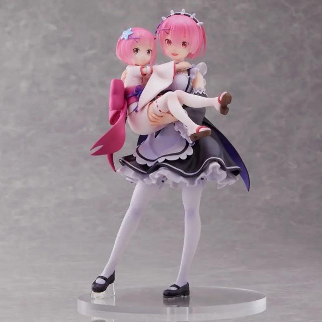新品 Re:ゼロから始める異世界生活 フィギュア ラム＆幼少期ラム S