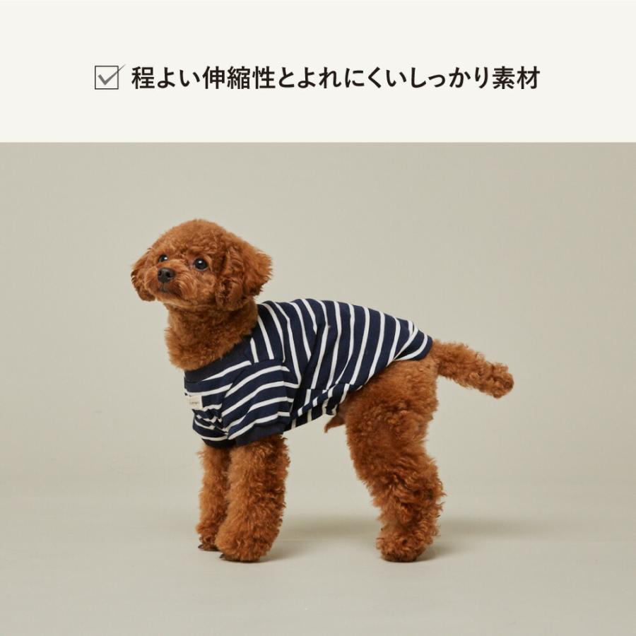 犬 服 ｜ citydog シティドッグ Tシャツ ボーダー ウェア おしゃれ 暖かい 裏起毛 着せやすい 洗濯 着脱 ドッグウエア 防寒 中型犬 小型犬 散歩 安全 冬｜citydog｜02