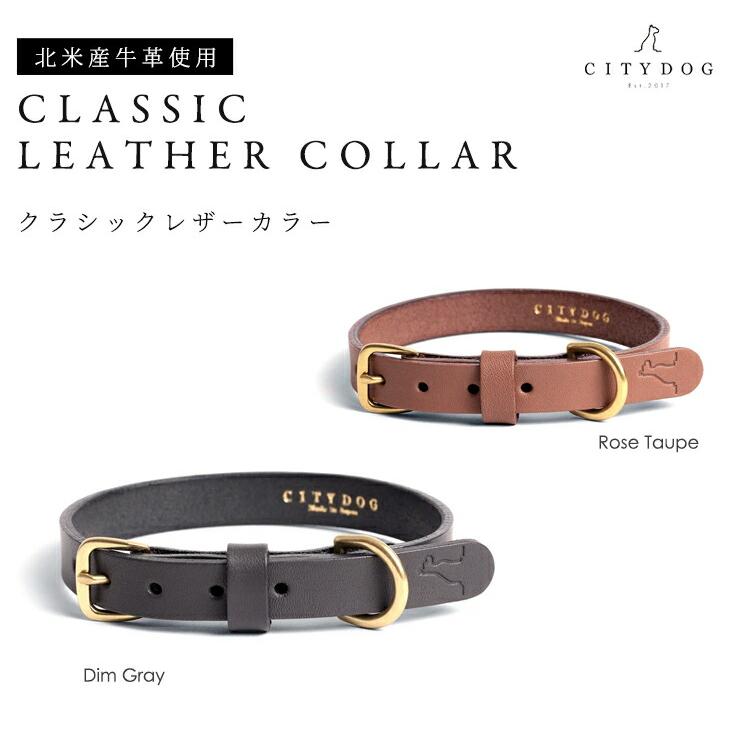 CITYDOG ディムグレー 首輪 リード収納袋付き 超小型犬 別売りok CITYDOG ディムグレー 首輪 リード収納袋付き 超小型犬