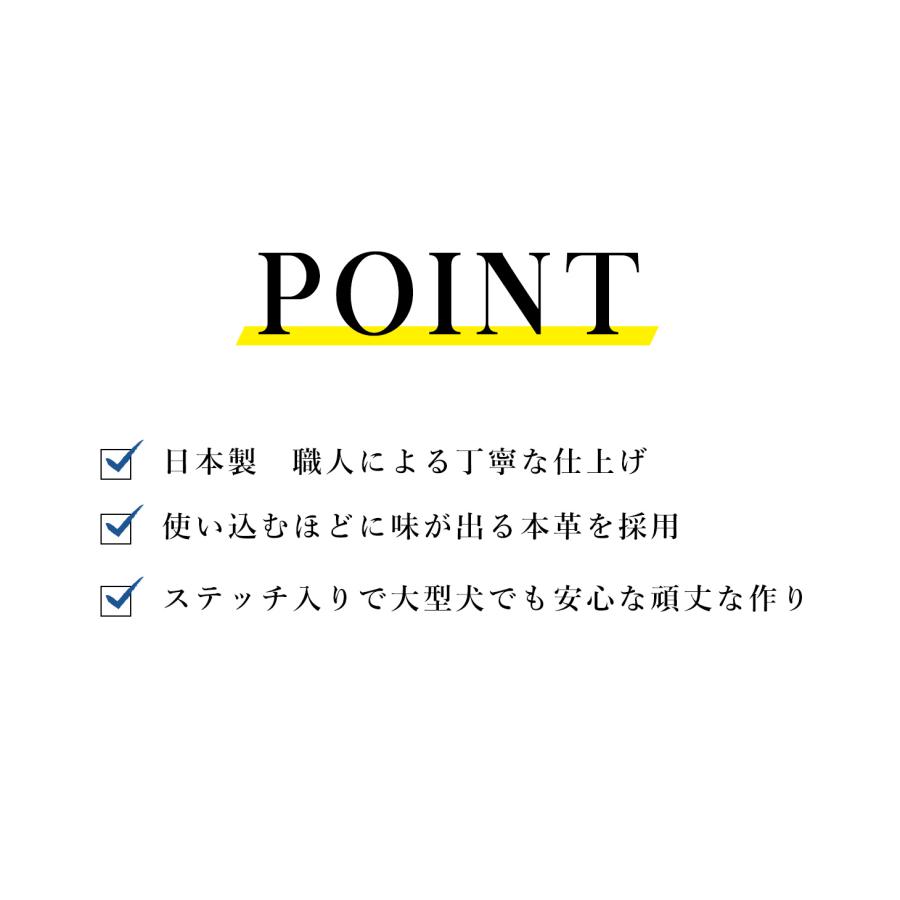 犬 リード 大型犬 本革 ペット 伸縮 ハーネス 首輪 2頭引き 多頭 中型犬 国産 日本製 牛革 職人 散歩｜ citydog シティドッグ｜ ステッチレザーリード | CITYDOG | 02