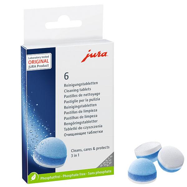 あすつく ユーラ JURA クリーニングタブレット6錠入 全自動コーヒーマシン用 全自動エスプレッソマシン 全自動コーヒーメーカー EA58