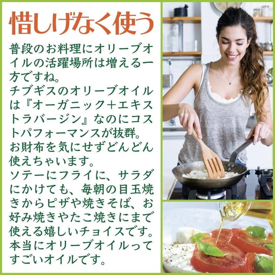 オーガニック エキストラバージン オリーブオイル【大容量1リットル X 3本セット】ペットボトル入り【有機JAS認定・EUオーガニック】|civgismarche|07