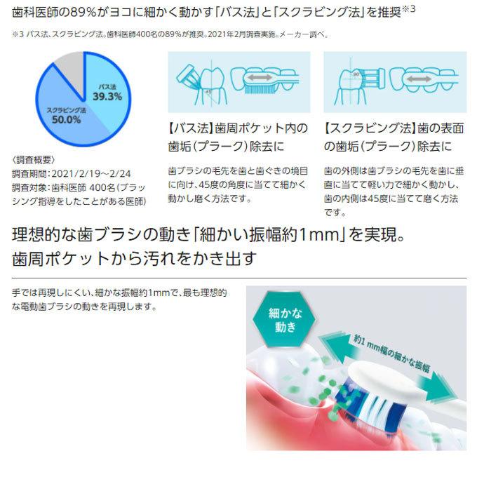 パナソニック 電動歯ブラシ ドルツ EW-DA45 防水 IPX7 日本製 全2色