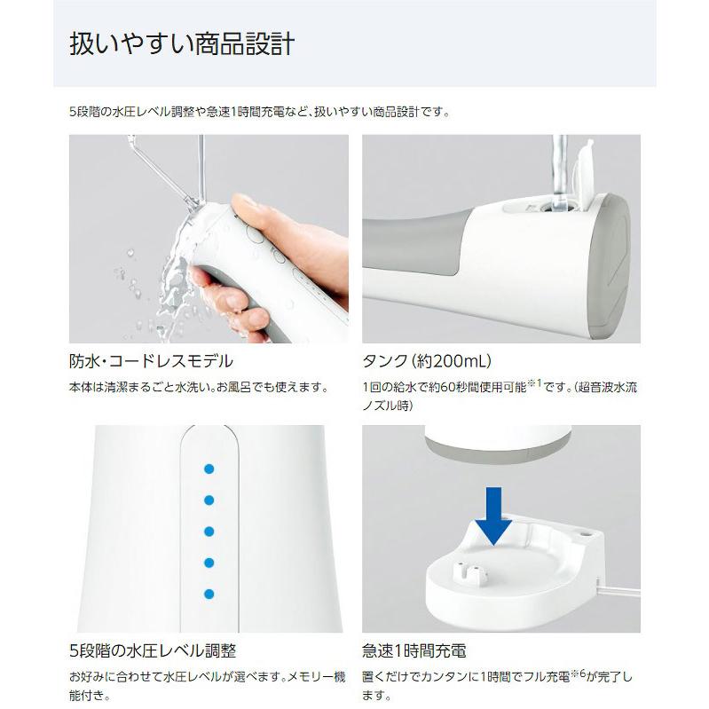 口腔洗浄器 ジェットウォッシャー ドルツ パナソニック EW-DJ54 