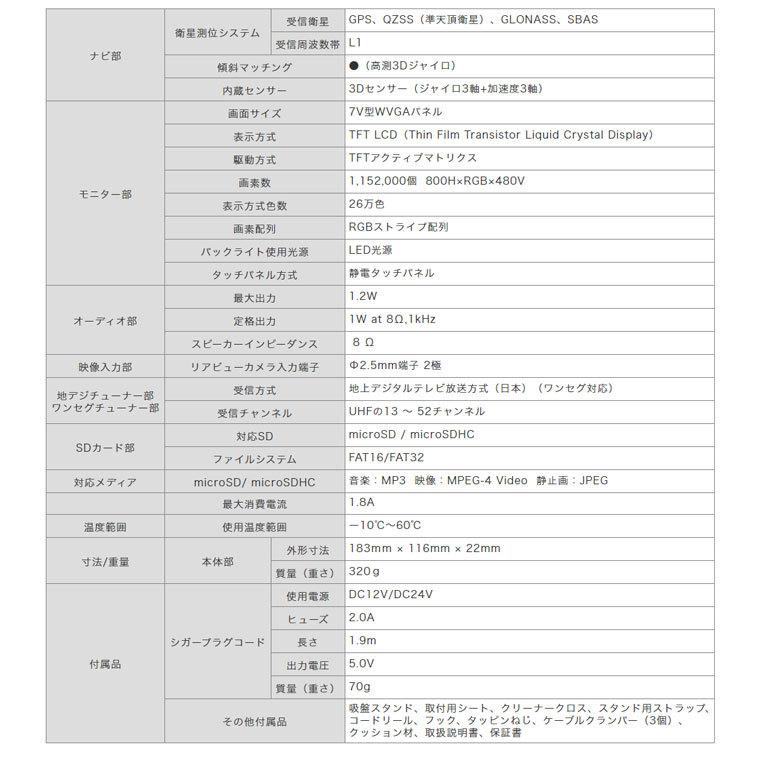 JVCケンウッド カーナビ 7インチ ポータブルナビ ワンセグ JVCケンウッド カーナビ 7インチ ポータブルナビ ワンセグ