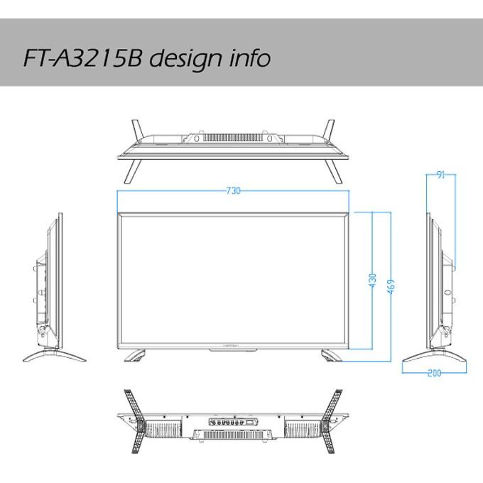 液晶 テレビ 32型 本体 新品 録画機能付き 外付けHDD HDMI入力3端子 32V型 パソコンモニター neXXion FT-A3215B (メーカー直送)｜ciz｜03