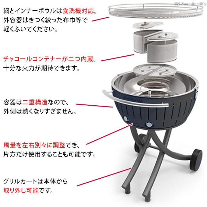 LOTUSGRILL ロータスグリル XXLサイズ 炭火バーベキューコンロ LOTUSGRILL ロータスグリル XXLサイズ 炭火バーベキューコンロ