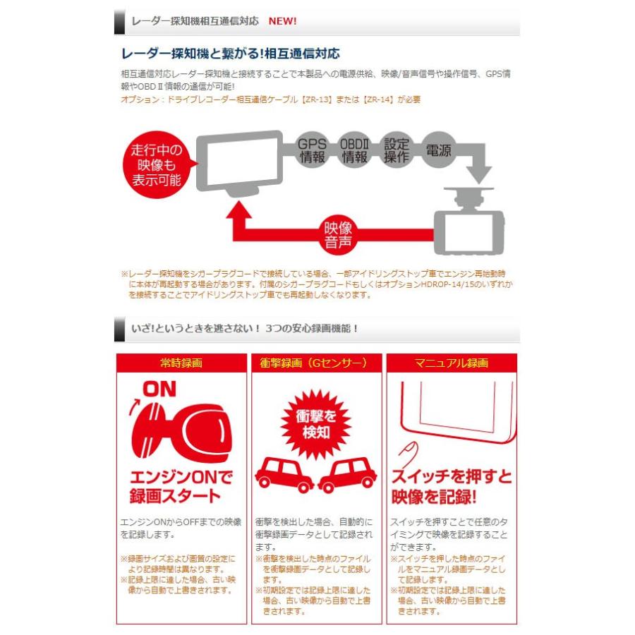 コムテック ドライブレコーダー 日本製 Hdr 852g 370万画素 駐車監視対応 Gps Gセンサー Hdr機能 一体型 Wdr機能 ステッカー同梱 送料無料 お取寄せ Hdr 852g シズ ショッピングサイト ヤフー店 通販 Yahoo ショッピング