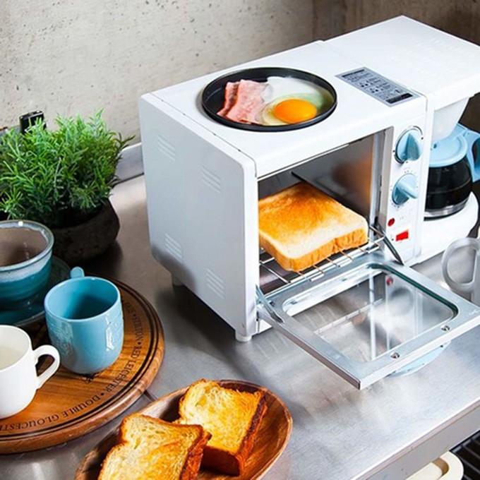 朝食機 調理器具 1台3役 3in1 便利グッズ キッチン 3WAYモーニング 