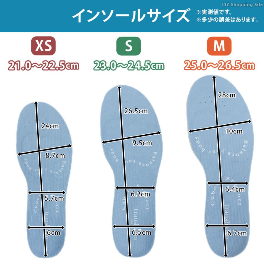 インソール 中敷き 姿勢矯正 アーチサポート BMZ 立方骨インソール XS