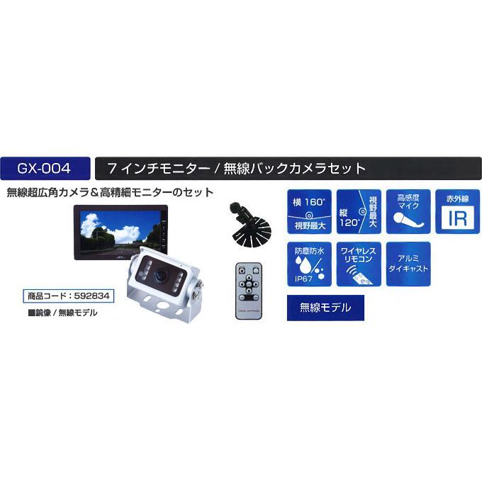 バックカメラ モニターセット 後付け ワイヤレス 12V 24V 広角 7インチ 防塵 防水 ジェットイノウエ GX-004 592834 (お取寄せ) :JI-592834:シズ ショッピングサイト ヤフー店 - 通販 - Yahoo!ショッピング バックカメラ モニターセット 後付け ワイヤレス 12V 24V 広角 7インチ 防塵 防水 ジェットイノウエ GX-004 592834 (お取寄せ) :JI-592834:シズ ショッピングサイト ヤフー店 - 通販 - Yahoo!ショッピング